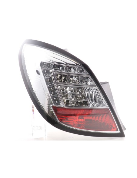 Set di luci posteriori a LED Opel Corsa D 5 porte 06-10 cromato