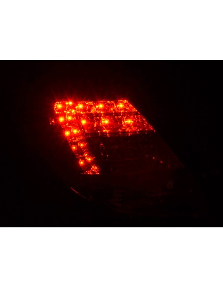 Set di luci posteriori a LED Opel Corsa D 5 porte 06-10 rosso / trasparente