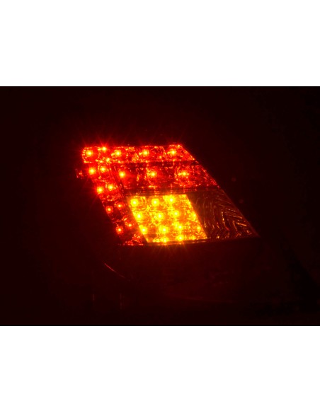 Set di luci posteriori a LED Opel Corsa D 5 porte 06-10 rosso / trasparente