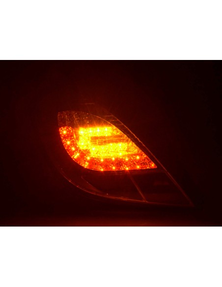 Set di luci posteriori a LED Opel Corsa D 3 porte 06-10 cromato