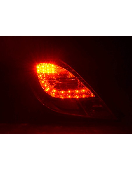 Set di luci posteriori a LED Opel Corsa D 3 porte 06-10 cromato