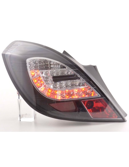 Fanali posteriori a LED set Opel Corsa D 3 porte 06-10 nero
