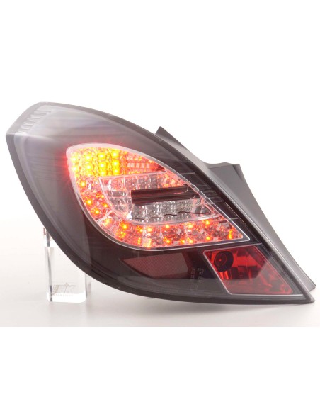 Fanali posteriori a LED set Opel Corsa D 3 porte 06-10 nero