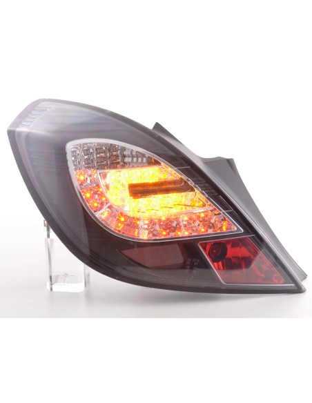 Fanali posteriori a LED set Opel Corsa D 3 porte 06-10 nero