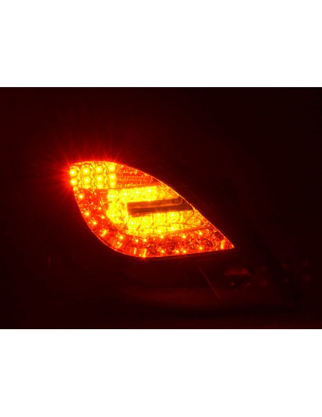 Fanali posteriori a LED set Opel Corsa D 3 porte 06-10 nero