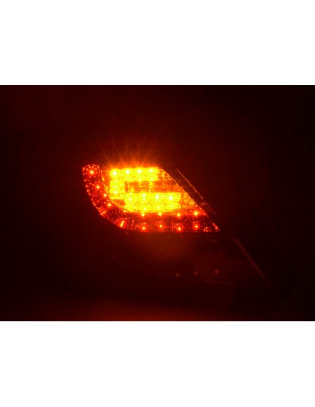 Set di luci posteriori a LED Opel Corsa D 3 porte 06-10 rosso / trasparente
