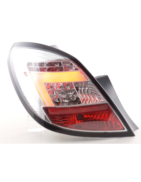 Set di luci posteriori a LED Opel Corsa D 5 porte 06-10 cromato
