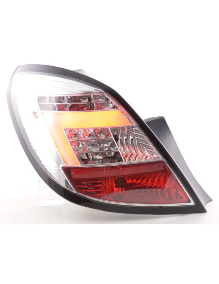 Set di luci posteriori a LED Opel Corsa D 5 porte 06-10 cromato
