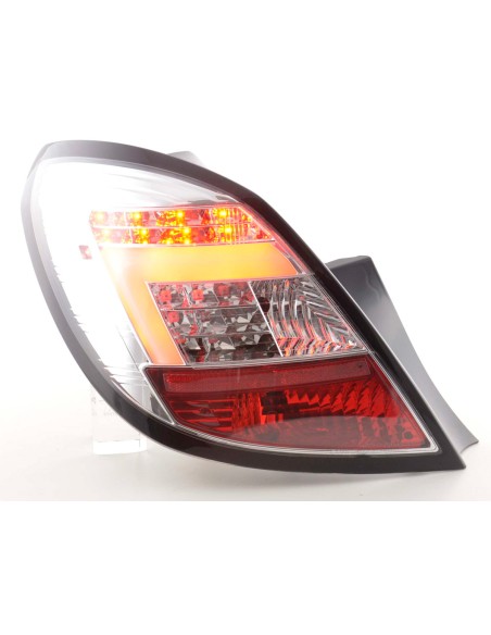 Set di luci posteriori a LED Opel Corsa D 5 porte 06-10 cromato