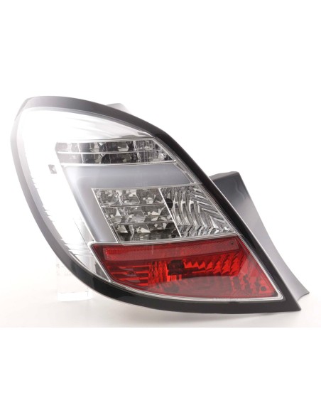 Set di luci posteriori a LED Opel Corsa D 5 porte 06-10 cromato