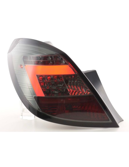Set di luci posteriori a LED Opel Corsa D 5 porte 06-10 nero