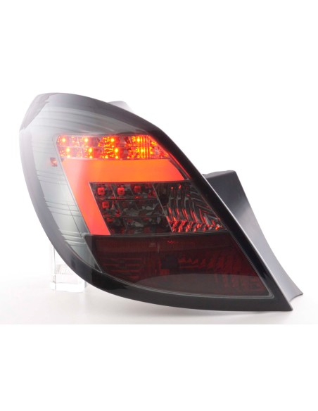 Set di luci posteriori a LED Opel Corsa D 5 porte 06-10 nero
