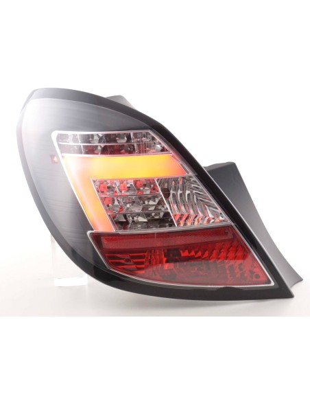 Set di luci posteriori a LED Opel Corsa D 5 porte 06-10 nero