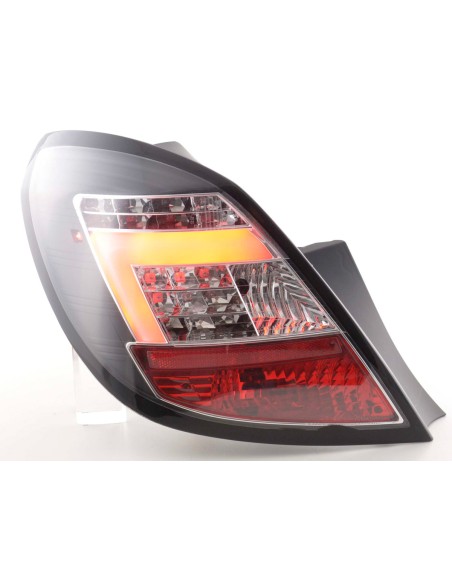 Set di luci posteriori a LED Opel Corsa D 5 porte 06-10 nero