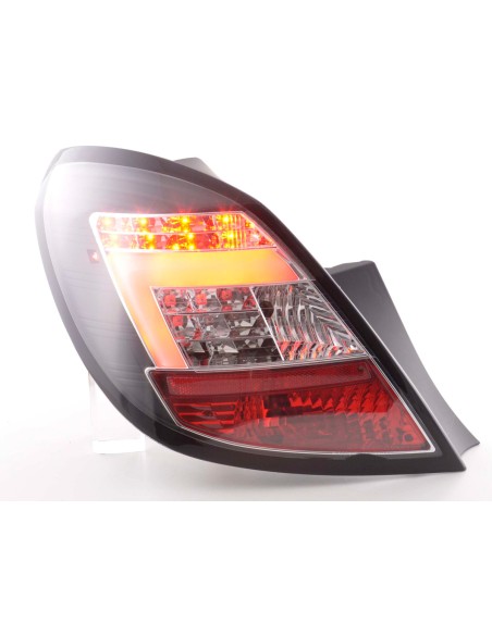 Set di luci posteriori a LED Opel Corsa D 5 porte 06-10 nero