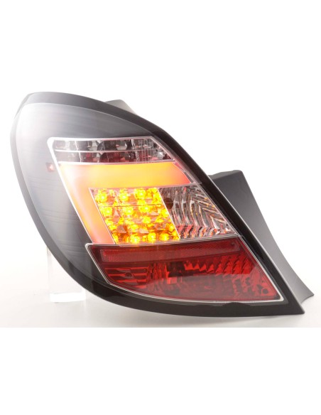 Set di luci posteriori a LED Opel Corsa D 5 porte 06-10 nero