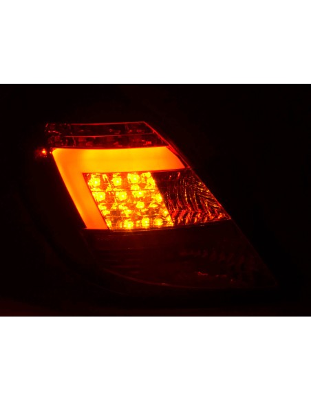 Set di luci posteriori a LED Opel Corsa D 5 porte 06-10 nero