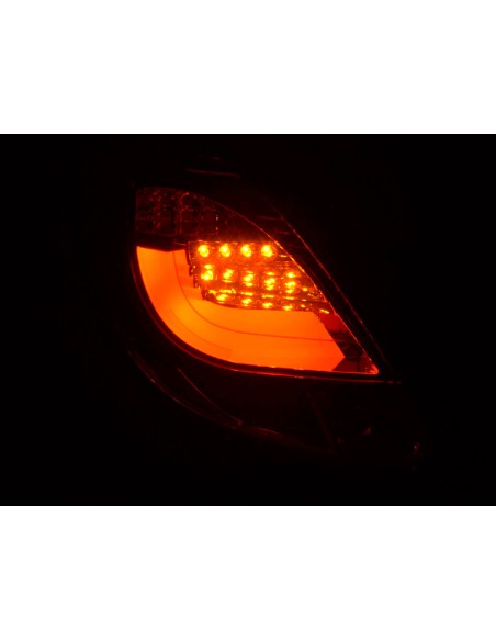 Fanali posteriori a LED set Opel Corsa D 3 porte 06-10 nero
