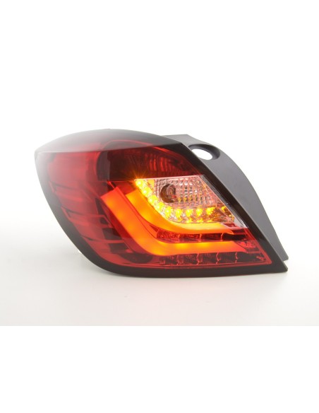 Fanali posteriori a LED set Opel Astra H GTC 04-08 rosso / trasparente