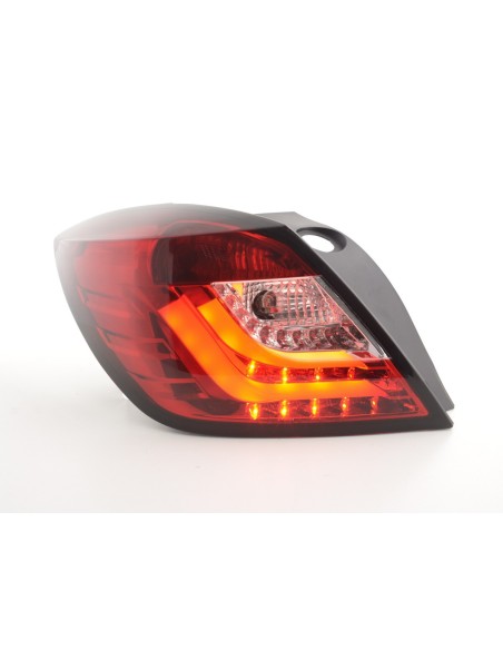 Fanali posteriori a LED set Opel Astra H GTC 04-08 rosso / trasparente