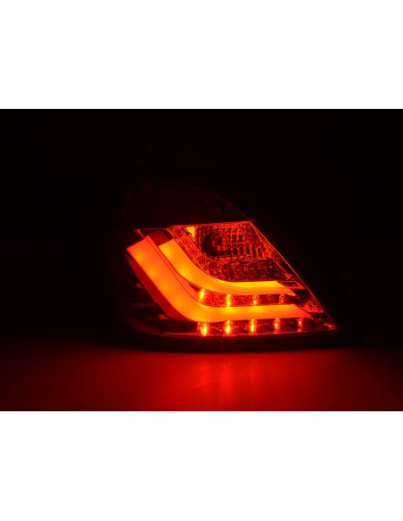 Fanali posteriori a LED set Opel Astra H GTC 04-08 rosso / trasparente