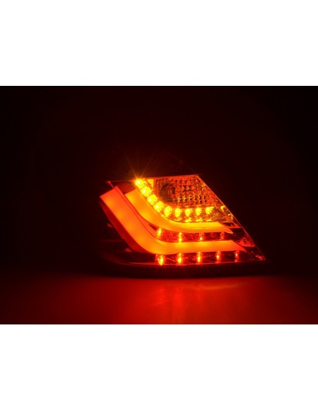 Fanali posteriori a LED set Opel Astra H GTC 04-08 rosso / trasparente