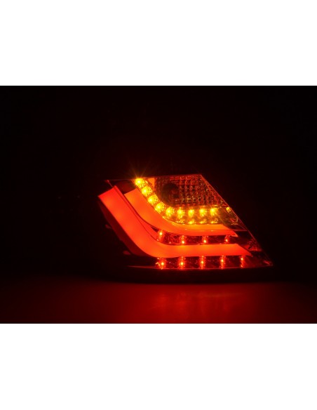Fanali posteriori a LED Opel Astra H 3 porte anno 04-08 rosso / nero