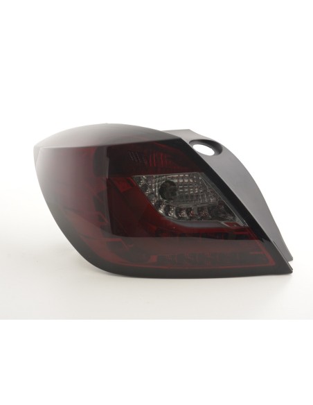 Fanali posteriori a LED Opel Astra H 3 porte anno 04-08 rosso / nero