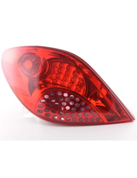 Fanali posteriori LED set Peugeot 207 06-09 rosso