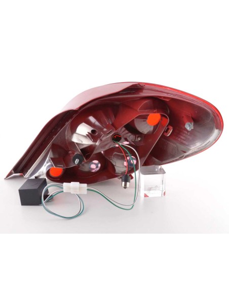 Fanali posteriori LED set Peugeot 207 06-09 rosso