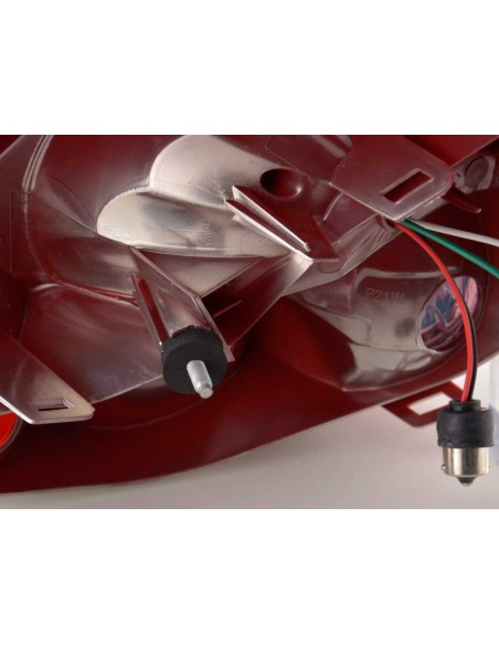 Fanali posteriori LED set Peugeot 207 06-09 rosso