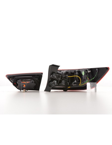 Fanali posteriori a LED set Renault Clio 4 (X98) dal 2012 rosso / trasparente