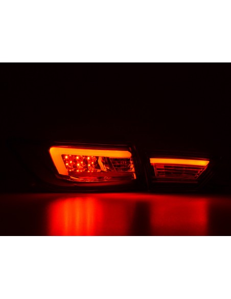 Fanali posteriori a LED set Renault Clio 4 (X98) dal 2012 rosso / trasparente