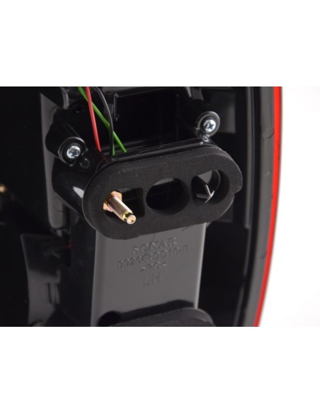 Fanali posteriori a LED set Dacia Duster 10- rosso / trasparente