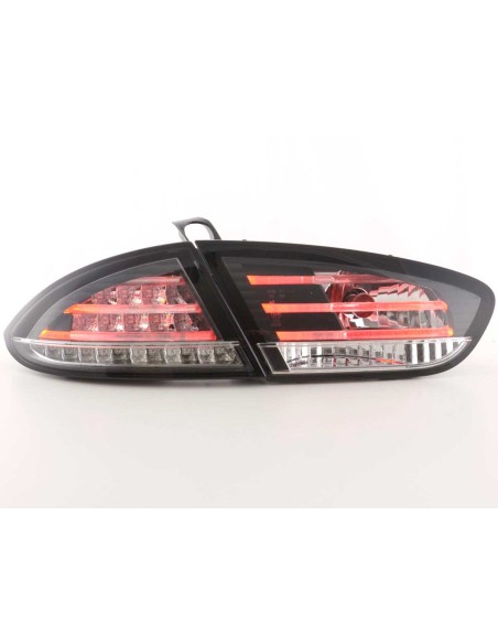 Fanali posteriori a LED set Seat Leon tipo 1P 09-12 nero