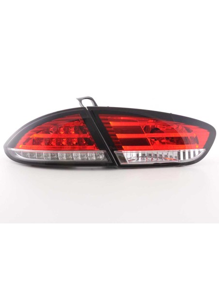 Fanali posteriori a LED set Seat Leon tipo 1P 09-12 rosso / trasparente