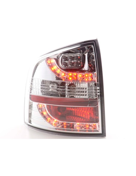 Fanali posteriori a LED set Skoda Octavia Combi tipo 1Z 05-12 cromato