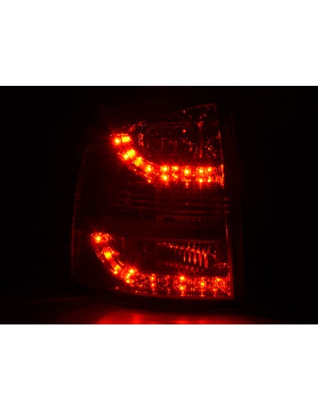 Fanali posteriori a LED set Skoda Octavia Combi tipo 1Z 05-12 cromato