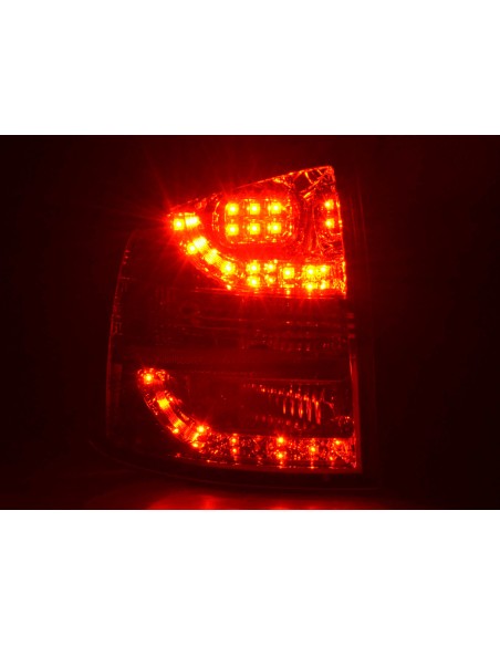 Fanali posteriori a LED set Skoda Octavia Combi tipo 1Z 05-12 cromato
