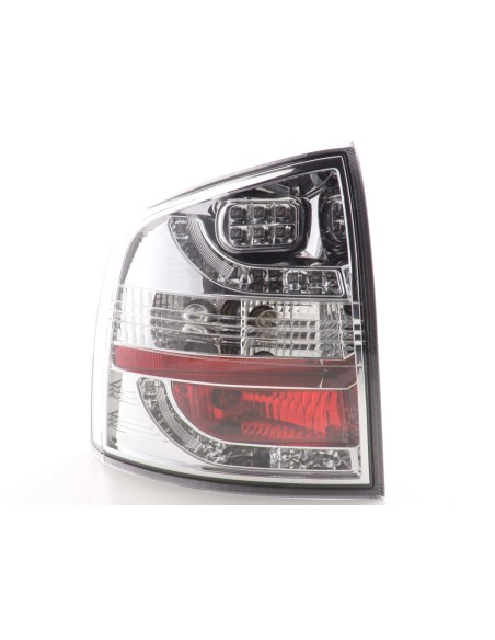 Fanali posteriori a LED set Skoda Octavia Combi tipo 1Z 05-12 cromato