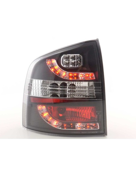 Fanali posteriori a LED set Skoda Octavia Combi tipo 1Z 05-12 nero