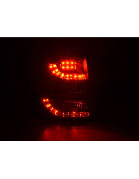Fanali posteriori a LED set Skoda Octavia Combi tipo 1Z 05-12 nero
