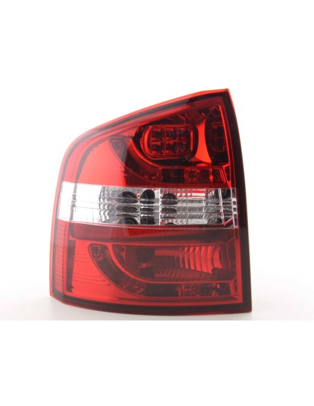 Fanali posteriori a LED set Skoda Octavia Combi tipo 1Z 05-12 rosso / trasparente