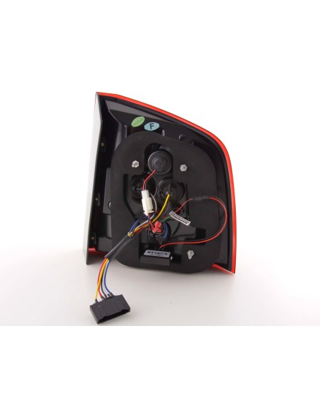 Fanali posteriori a LED set Skoda Octavia Combi tipo 1Z 05-12 rosso / trasparente