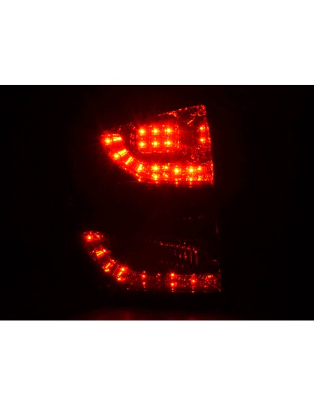 Fanali posteriori a LED set Skoda Octavia Combi tipo 1Z 05-12 rosso / nero