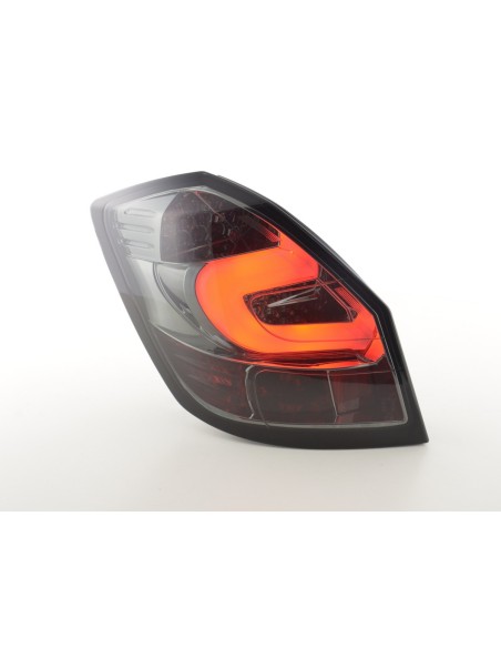 Fanali posteriori a LED set Skoda Fabia 5 porte dal 2007 nero