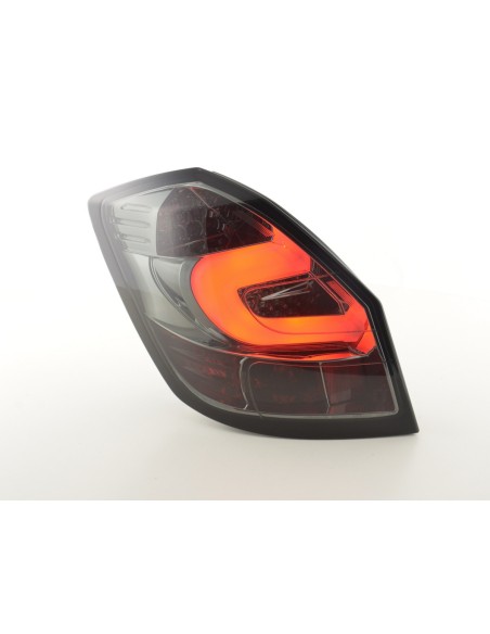 Fanali posteriori a LED set Skoda Fabia 5 porte dal 2007 nero