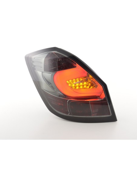 Fanali posteriori a LED set Skoda Fabia 5 porte dal 2007 nero