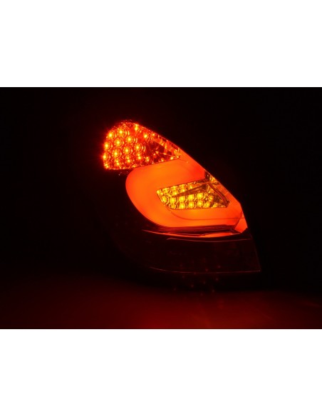 Fanali posteriori a LED set Skoda Fabia 5 porte dal 2007 nero