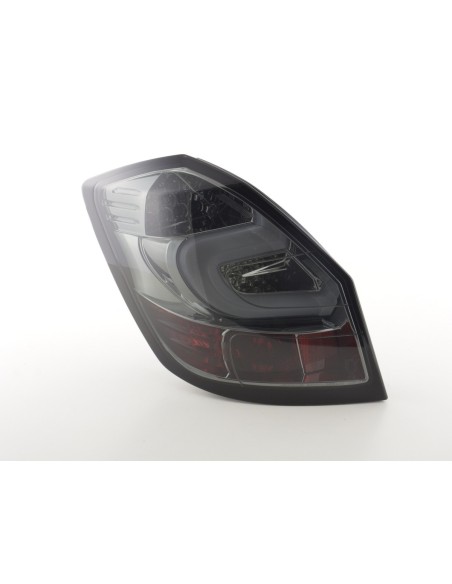 Fanali posteriori a LED set Skoda Fabia 5 porte dal 2007 nero